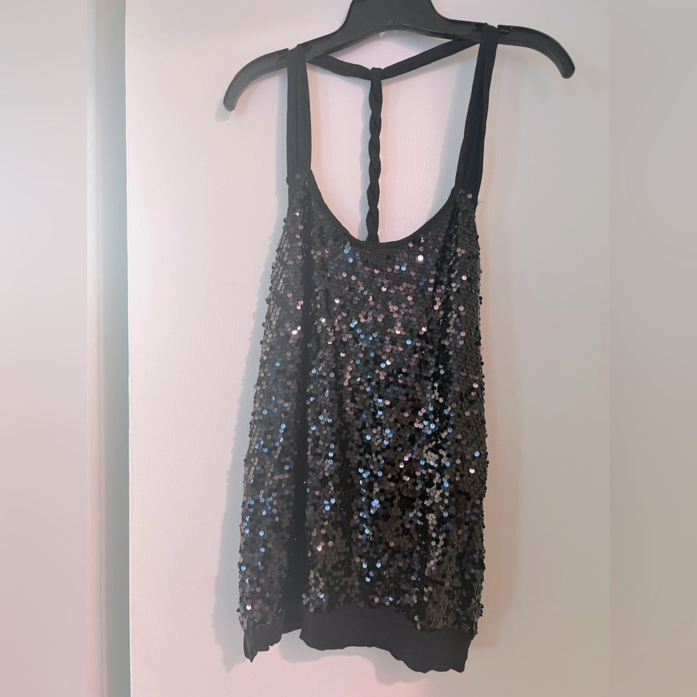 Shimmer tank top